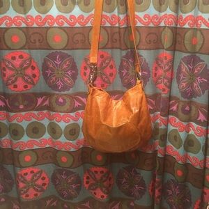 Rebyc one of a kind leather crossover bag